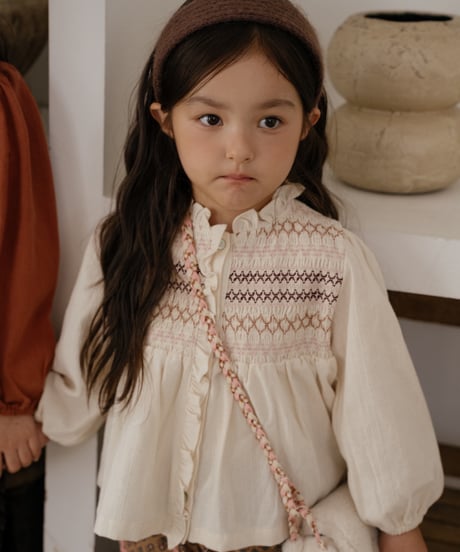 2[予約]OREN merci smoke blouse