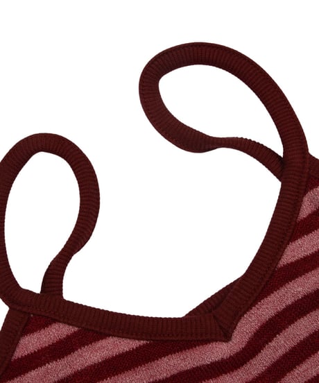 18[予約]FORKCHIPS bear border sleeveless