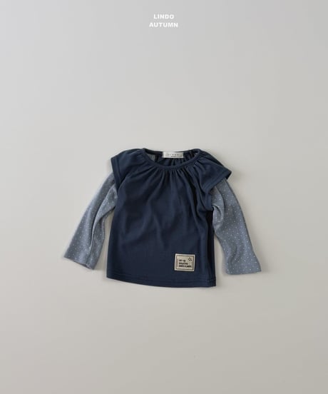 3[予約]LINDO dot layered tee