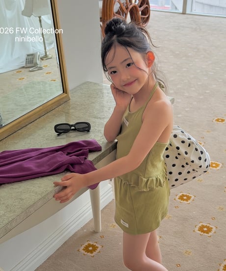 14[予約]ninibello vivi eyelet halter neck top