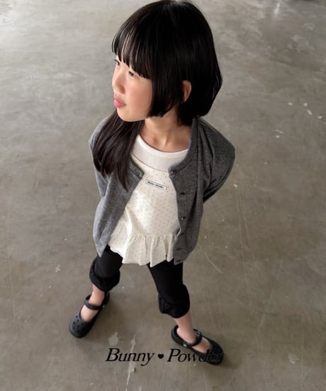 13[予約]bunny powder dot layered camisole