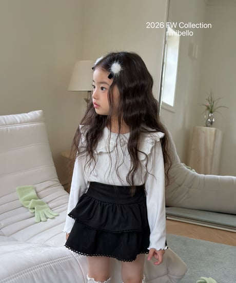 48[予約]ninibello rococo suede skirt
