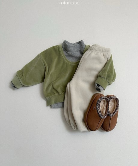 20[予約]minirobe velour neck mtm