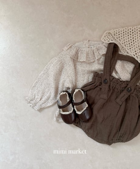 38[予約]mimi market pleated collar blanc