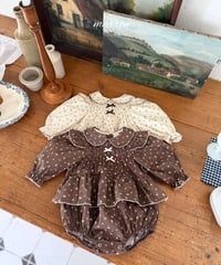 48[予約]marron shine suit(6-18m)
