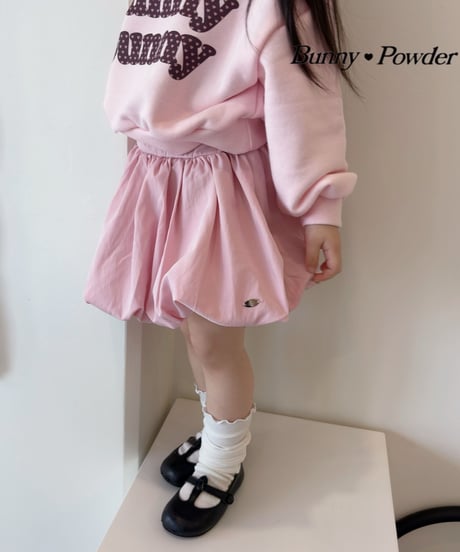 56[予約]bunny powder balloon skirt