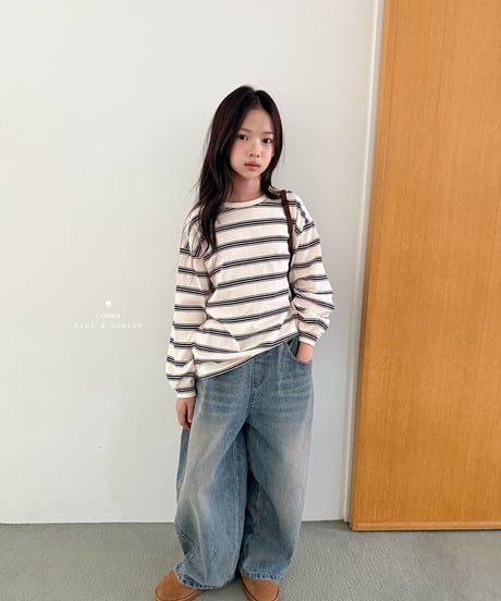 30[予約]COMMA label stripe t