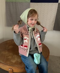 7[予約]aiai puppy zip up vest