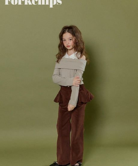 11[予約]FORKCHIPS maple shoulder t-shirt