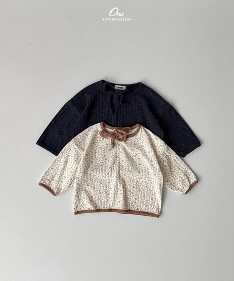 6[予約]onu flower ribbon tee