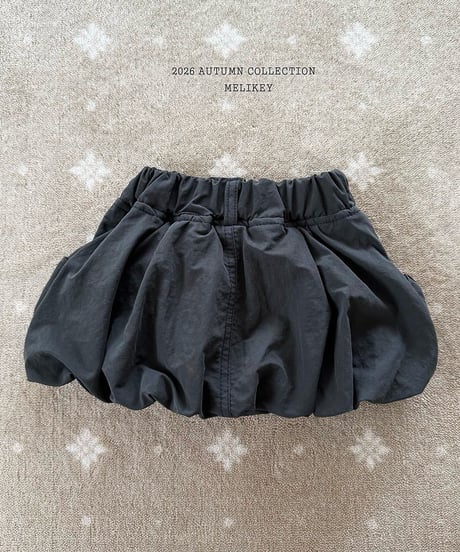 33[予約]melikey shirring pumpkin skirt