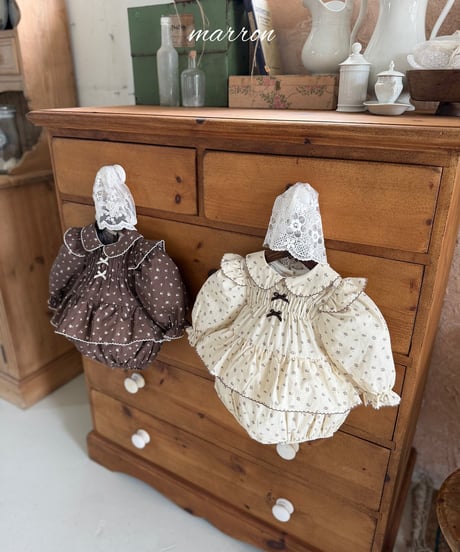 48[予約]marron shine suit(6-18m)
