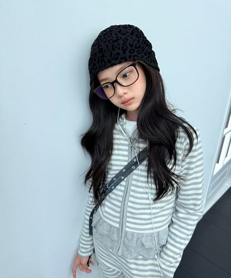 8[予約]COMMA hood zip-up(border)