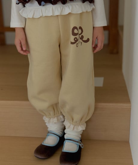 40[予約]berryberry ribbon butter pants