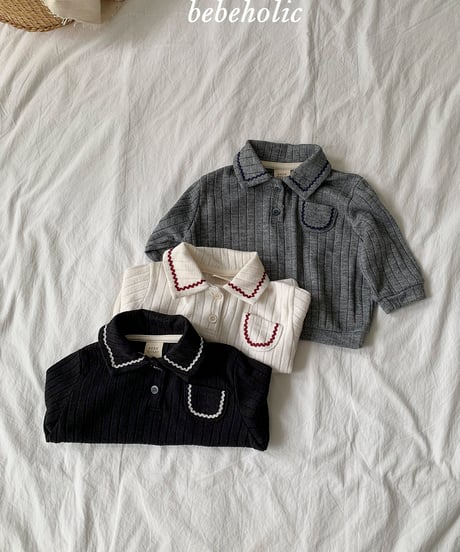 22[予約]bebeholic tiny collar tee