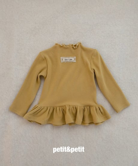 31[予約]petit&petit bella ribbed cancan t
