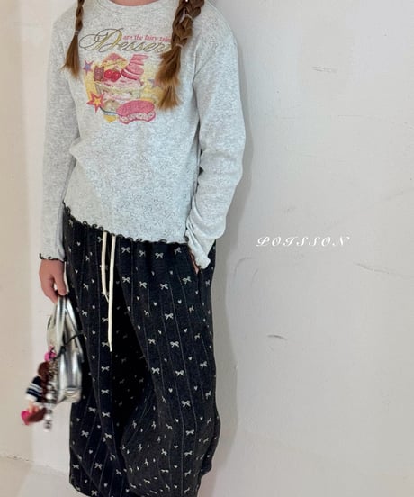23[予約]poisson ribbon pants