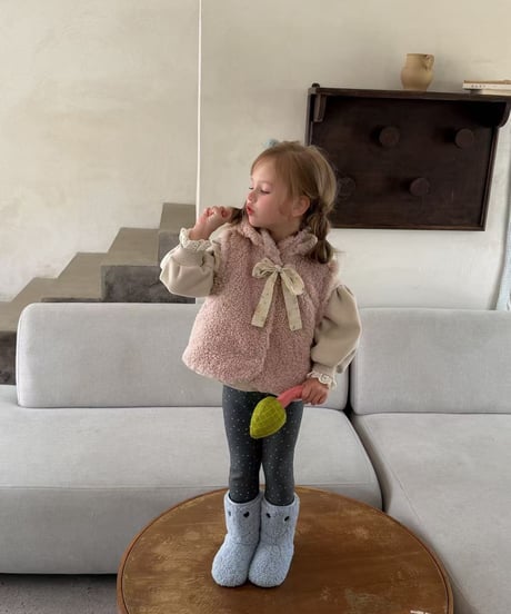 34[予約]aiai mongle bunny fleece vest