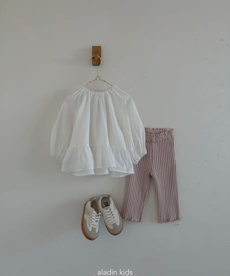 4[予約]aladin mood rib pants