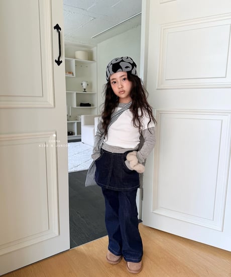 33[予約]COMMA skirt denim pants
