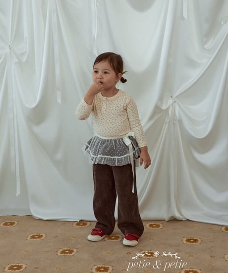 31[予約]petit&petit cancan corduroy pants