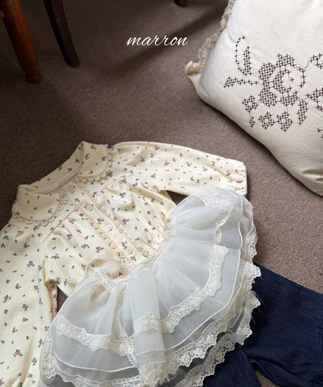 39[予約]marron deer skirt