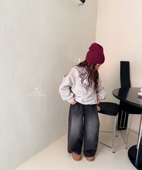 25[予約]COMMA slit sleeve mtm