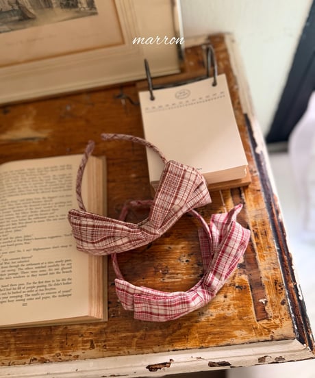61[予約]marron chapel headband