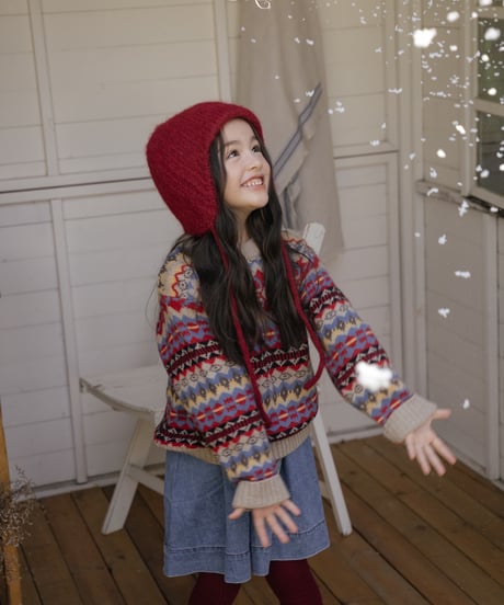 32[予約]OREN flip knit brimmed beanie