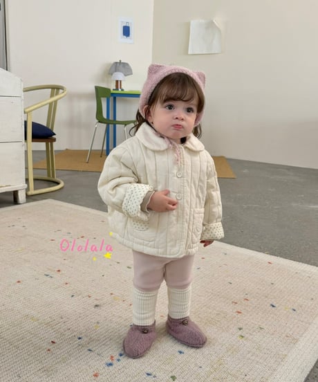 8[予約]ololala fluffy muscat padded jumper
