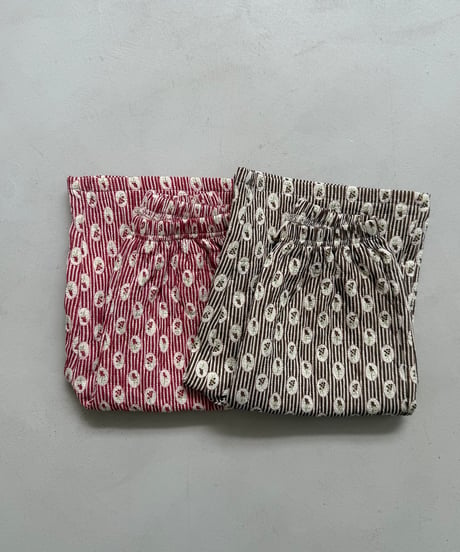 1[予約]nightbebe single bloom pants