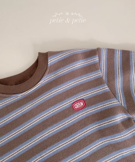 15[予約]petit&petit joy stripe t
