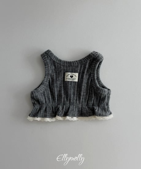 31[予約]ELLYMOLLY mongi frill sleeveless