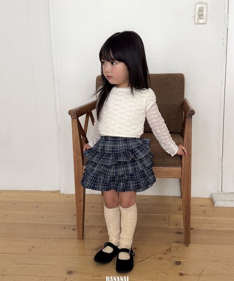 29[予約]BANANAJ rhythm flower lace t