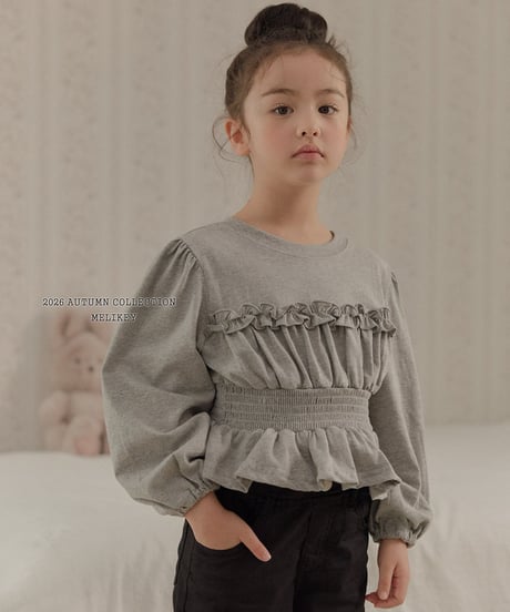 19[予約]melikey smoke frill t
