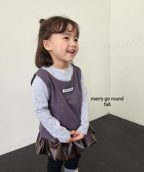 9[予約]merry go round kinder vest set
