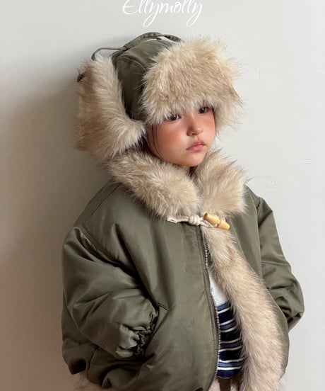 5[予約]ELLYMOLLY eskimo fur jumper