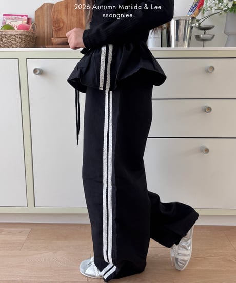 53[予約]matilda&lee lace line track pants