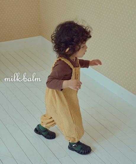 12[予約]milkbalm apple overalls