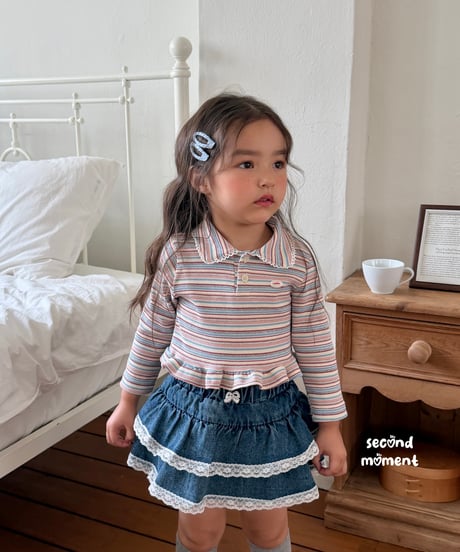 19[予約]second moment myjju collar lace tee
