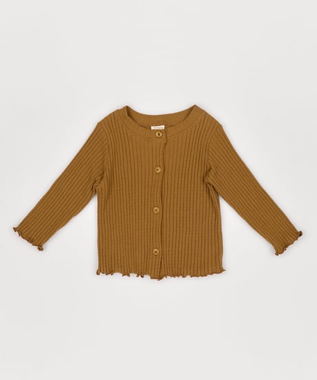 2[予約]送料無料 the beige 26 ribbed cardigan