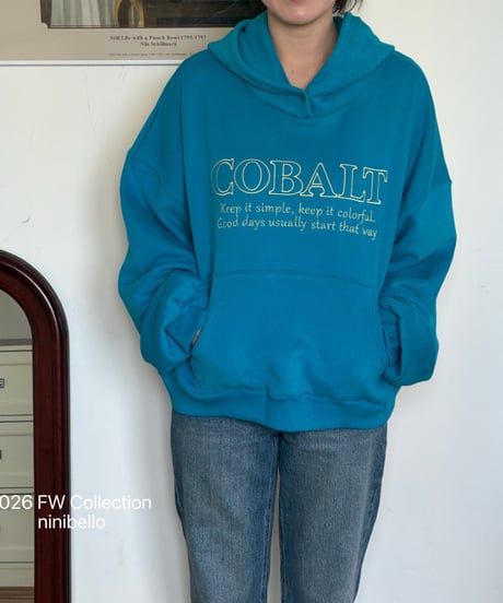 24[予約]ninibello cobalt hoodie(adult)