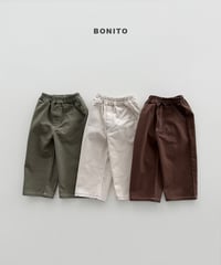 18[予約]bonito stitch cotton pants