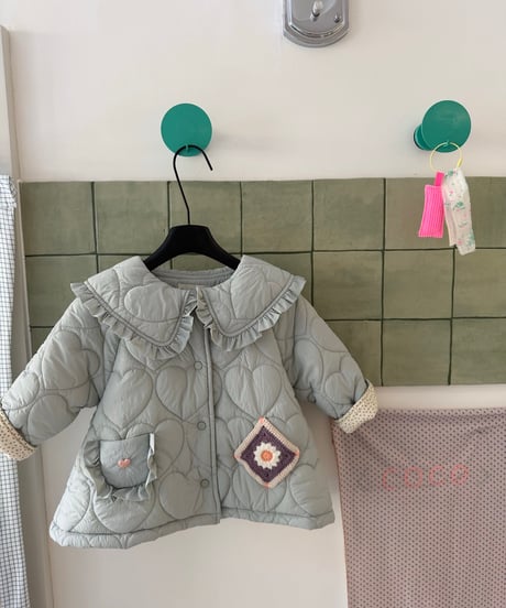 72[予約]aiai mint patch quilted padding