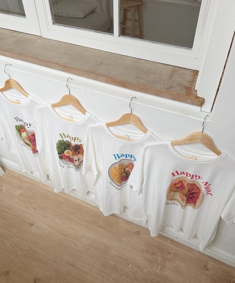 1[予約]ninibello happy meal short sleeve tee