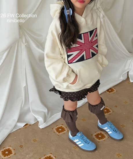 21[予約]ninibello london patch hoodie