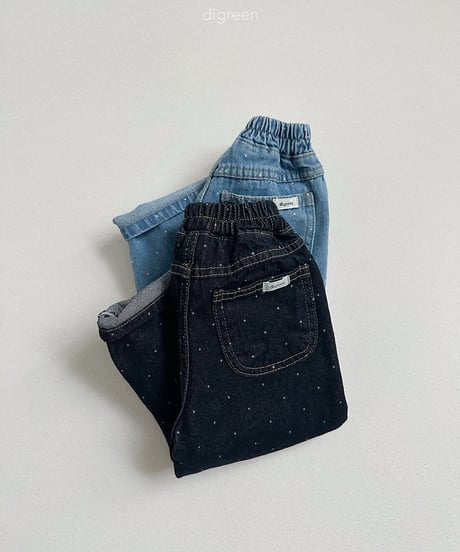 31[予約]digreen dot denim pants