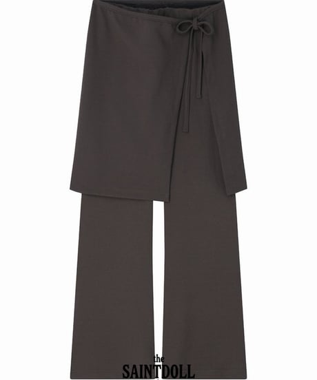 42[予約]saintdoll wrap boot cut pants