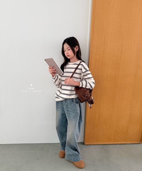 30[予約]COMMA label stripe t