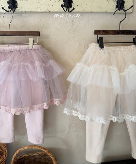 38[予約]marron cancan skirt leggings(XS-L)